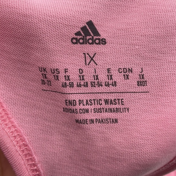 Adidas Plus Size Tropic Tank Top in Light Pink - Picture 5 of 7